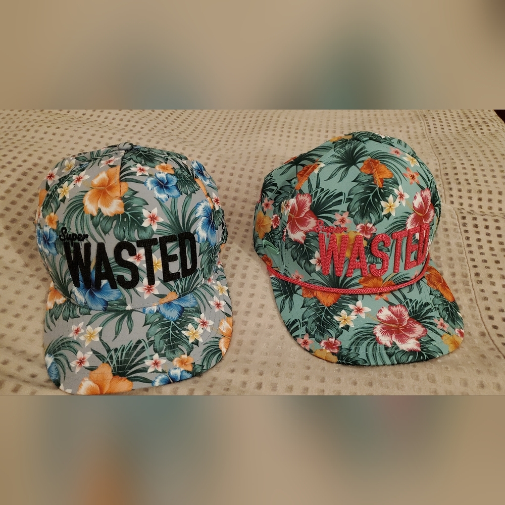 Superwasted original (Pukkah brand) his and her Hawaiian hat island vibes